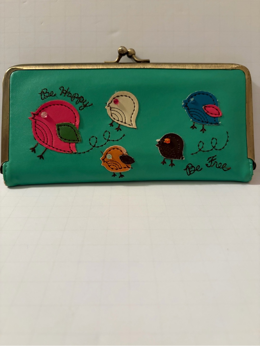 NATURAL LIFE  “BE HAPPY” “BE FREE” WALLET